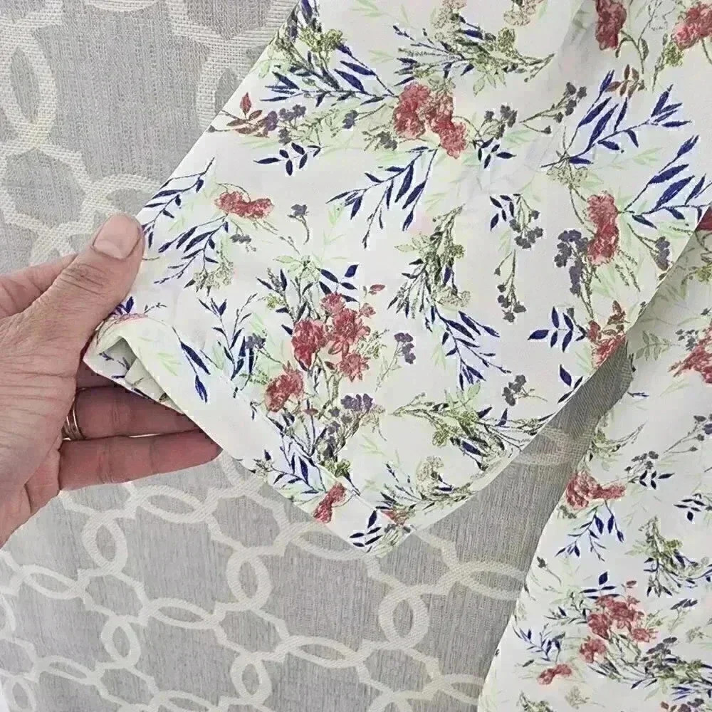 New without tag Rose + Olivia Floral Chiffon Blouse 3XL - Picture 6 of 8